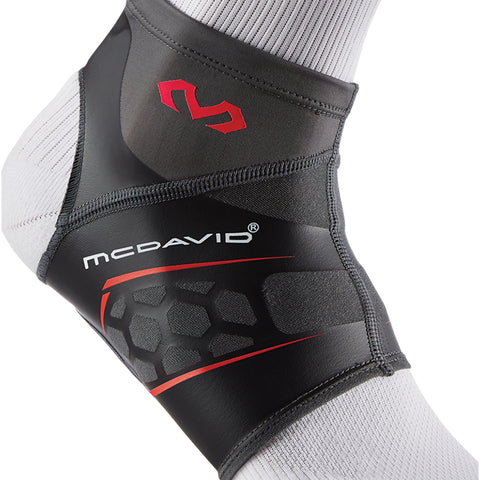 McDavid Unisex Adult Black Compression Single Leg Sleeve Hex Knee Pad  Sport, S