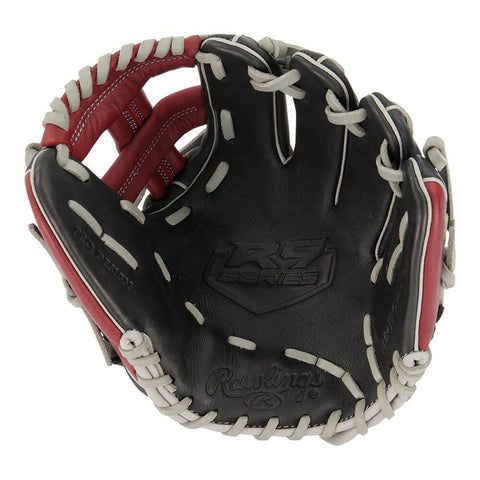 Rawlings Pro Select Series 12.5 Baseball Glove, Black/Grey, Right Hand Throw
